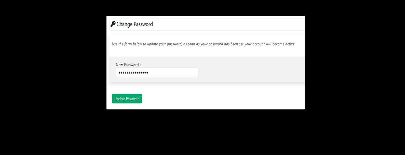Set Password & Login